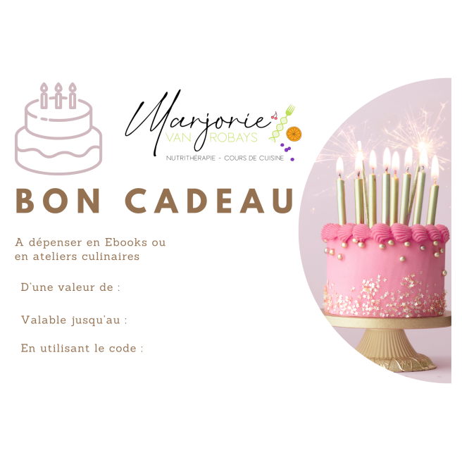 Bon cadeau Bon cadeau