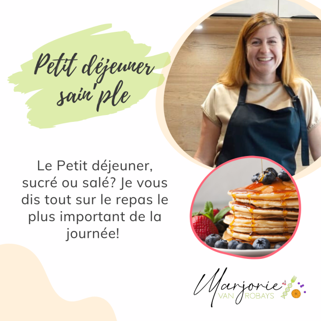 Atelier culinaire "Petits déjeuners sain'ples"
