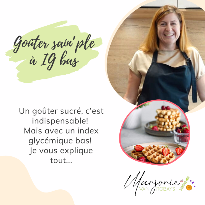 Atelier culinaire "Collations à IG bas"
